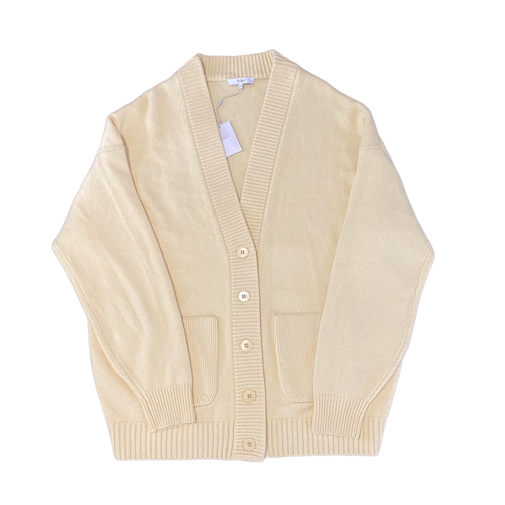 Tibi Oversized Cashmere Cardigan Coat